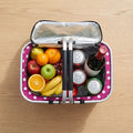 Large bag collapsible picnic basket