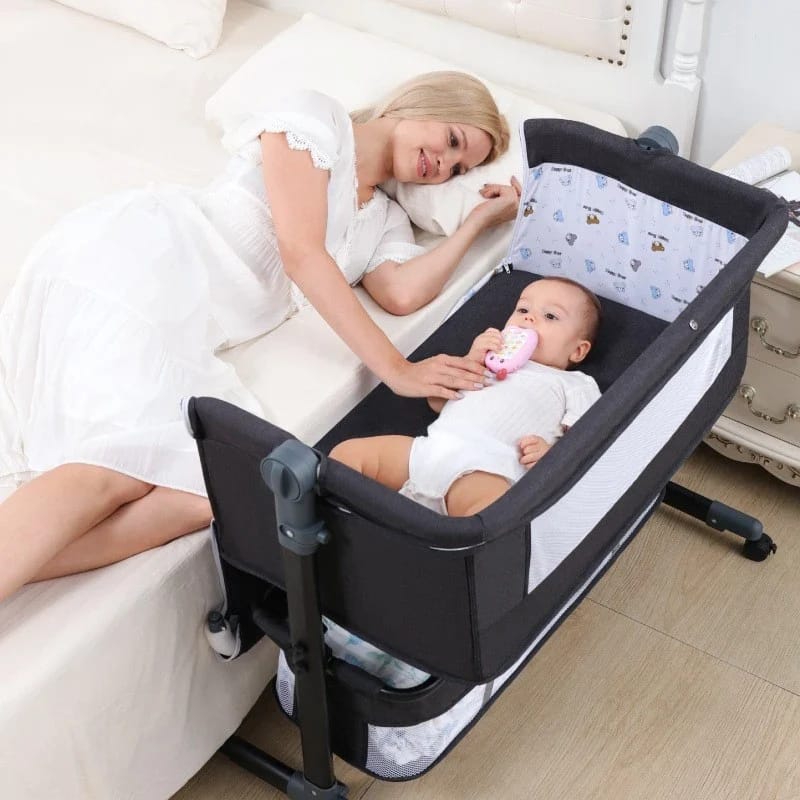 Adjustable multifunction baby swing bed cradle