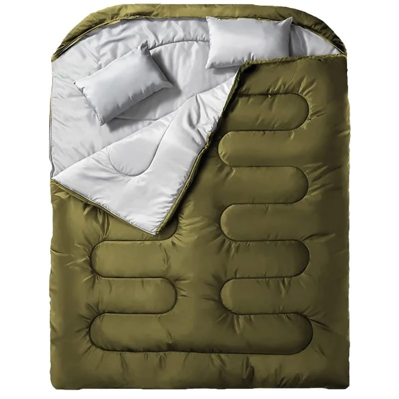 Waterproof double winter sleeping bag
