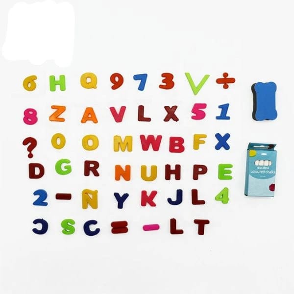 Educational double sided wooden puzzle board