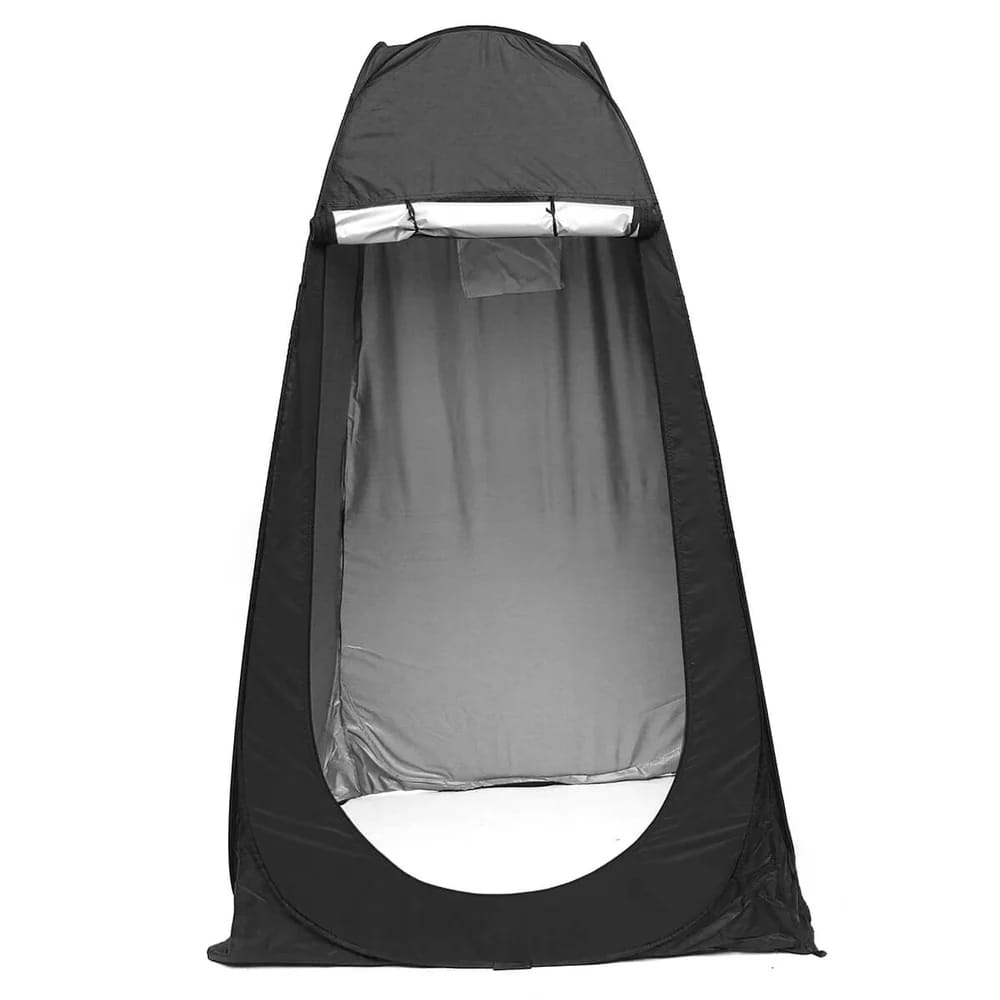 Pop up shower toilet tent